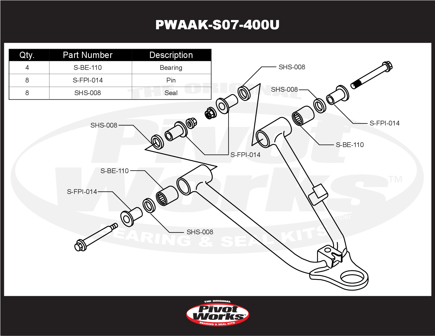 Pivot Works Rep.Satz (PWAAK-S07-400U) – Bild 2