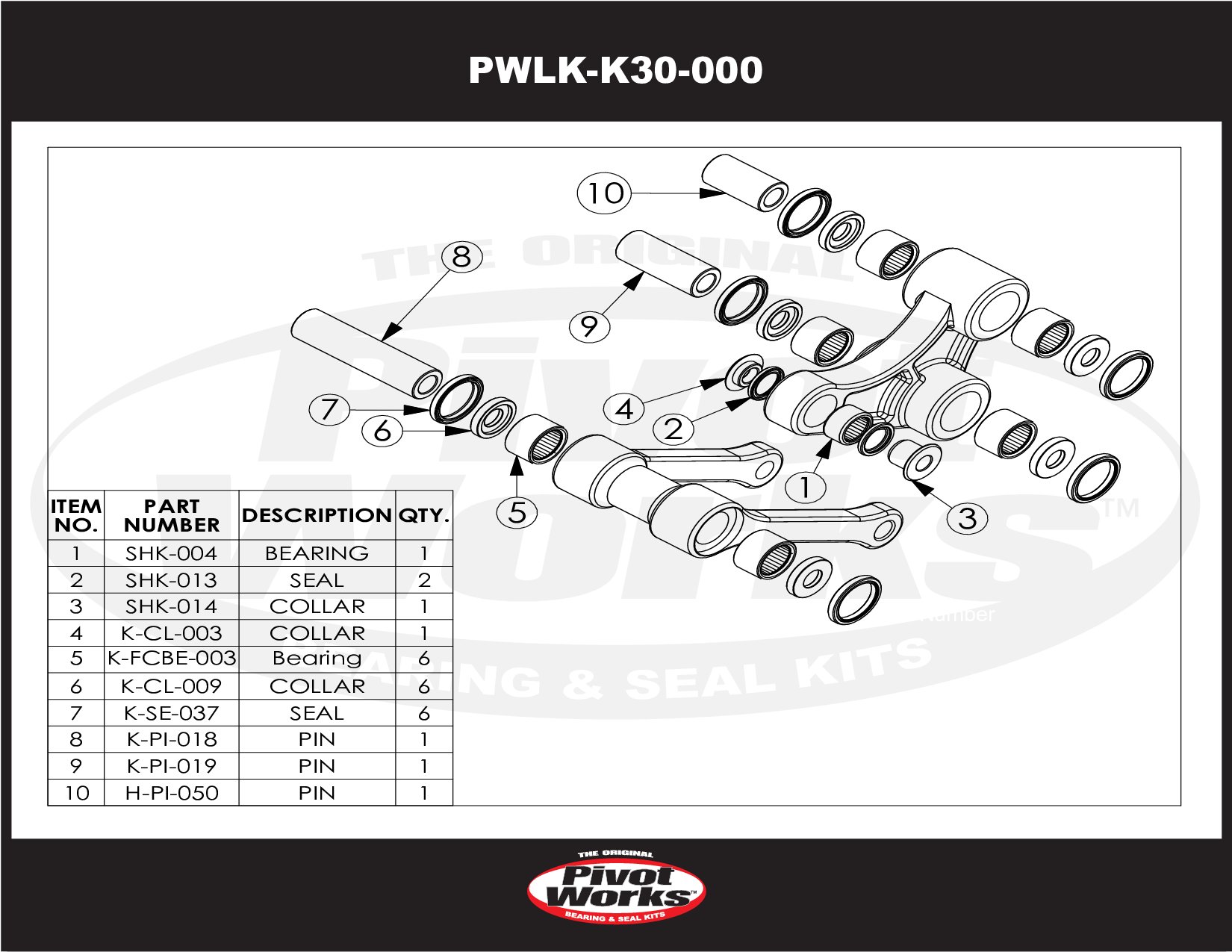 Pivot Works Rep.Satz (PWLK-K34-000) – Bild 2