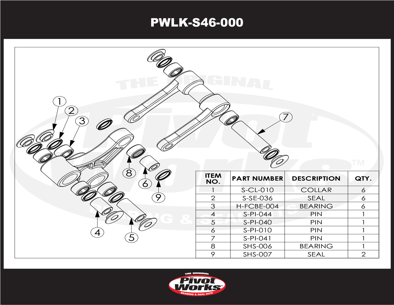 Pivot Works Rep.Satz (PWLK-S46-000) – Bild 2